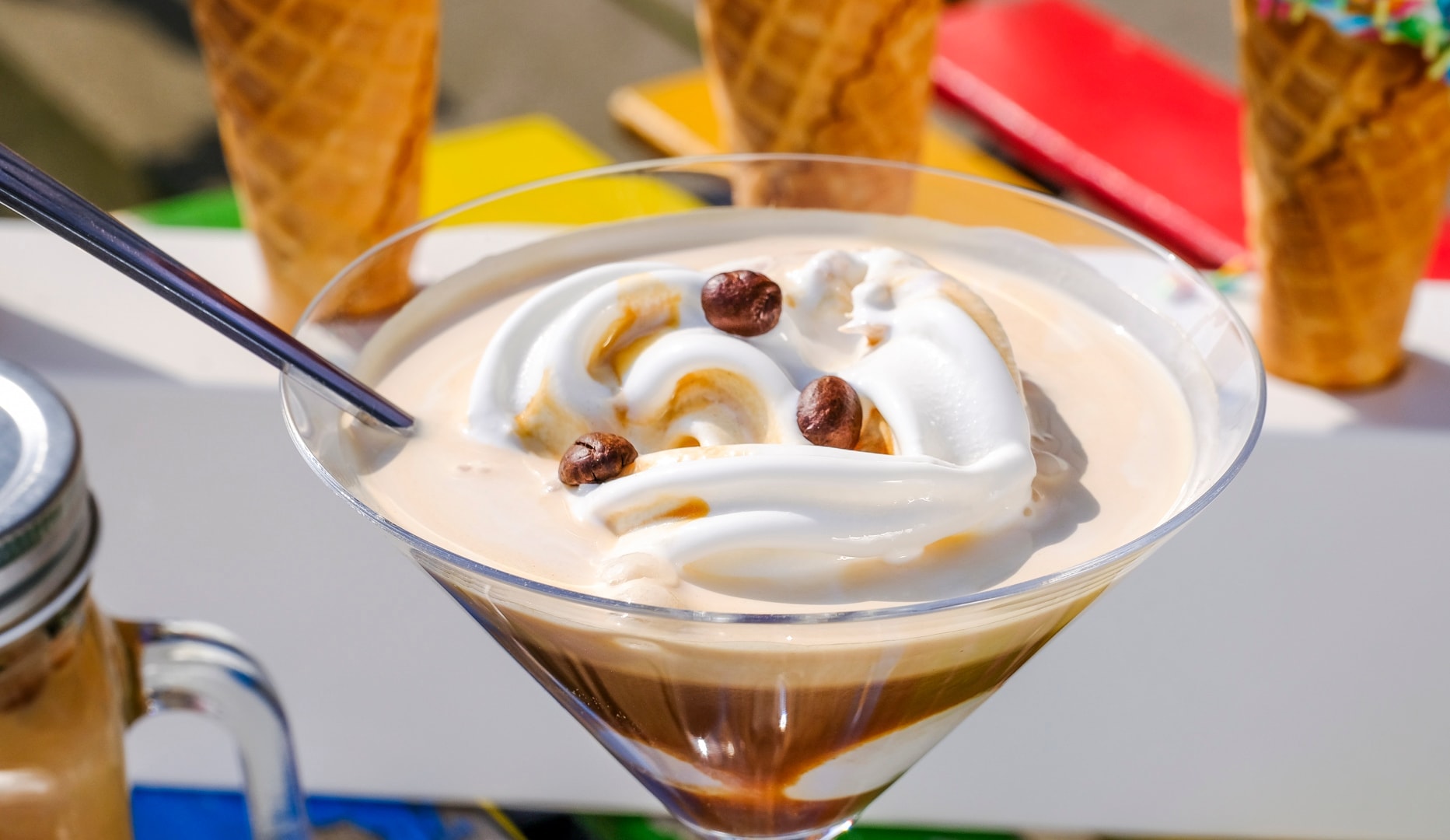 2 valgfrie Softice / Iskaffe / Affogato