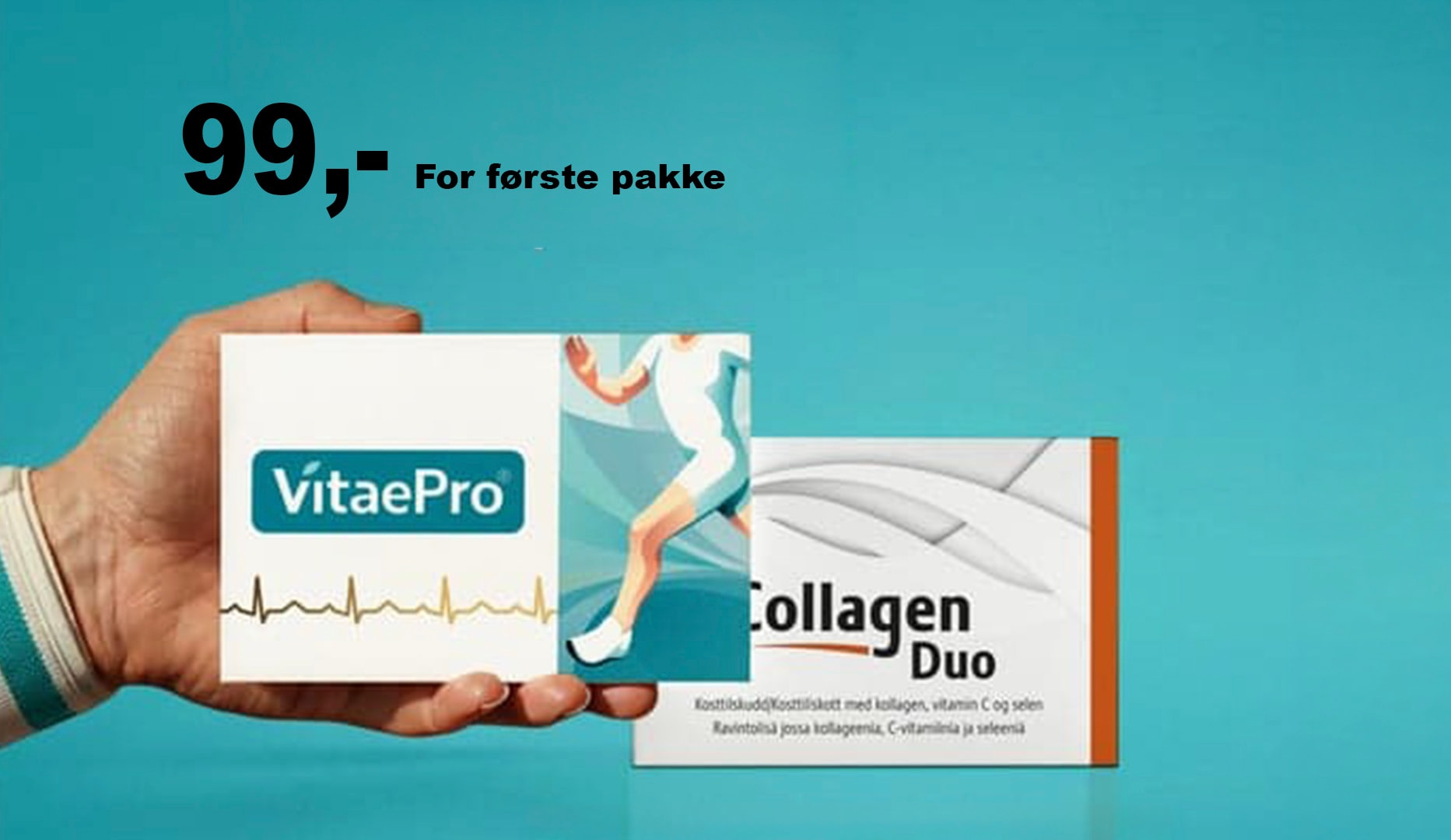 SPECIALTILBUD: VitaePro til 99,-