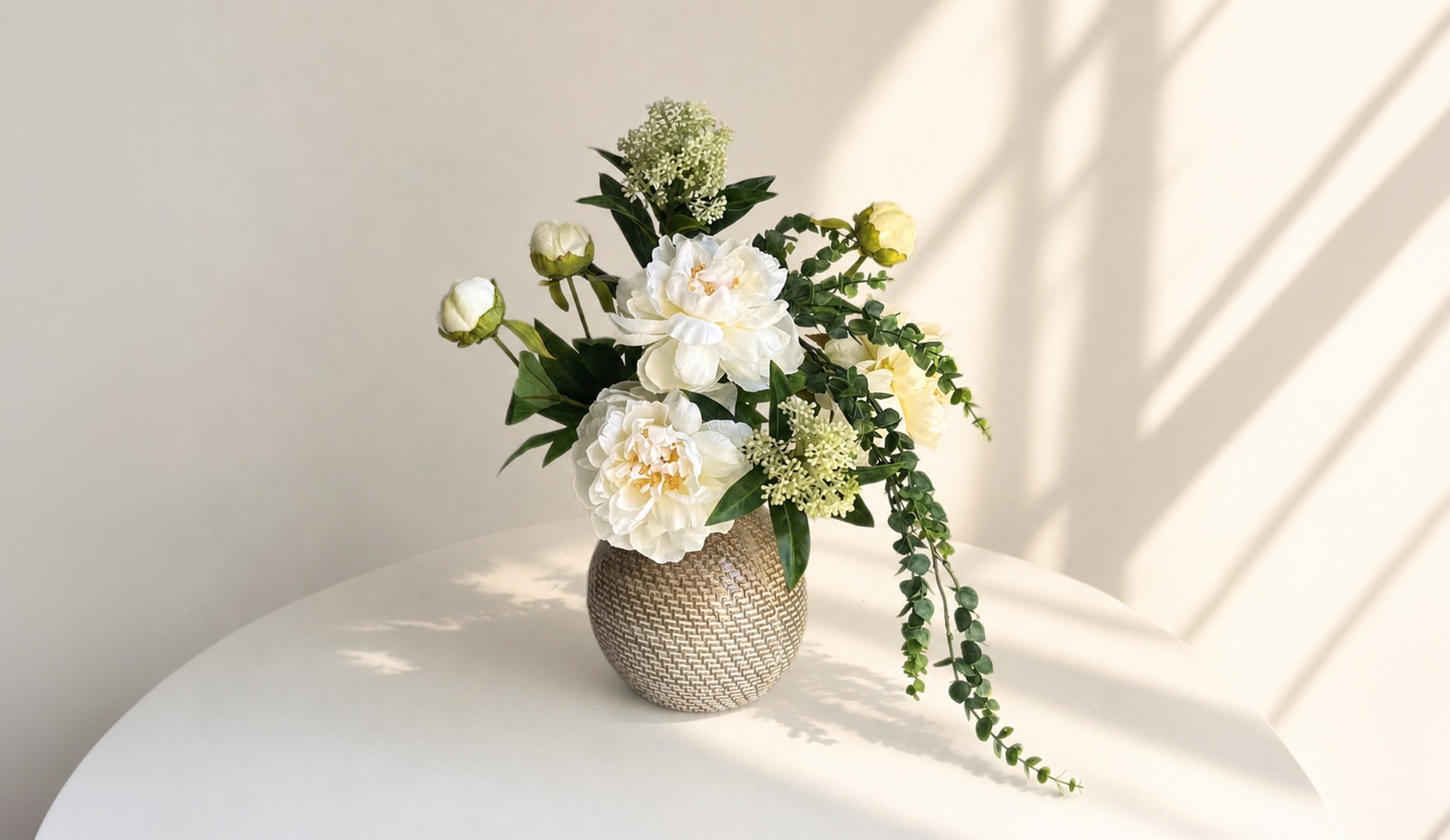 Sommerblomster i buket - 3 farver