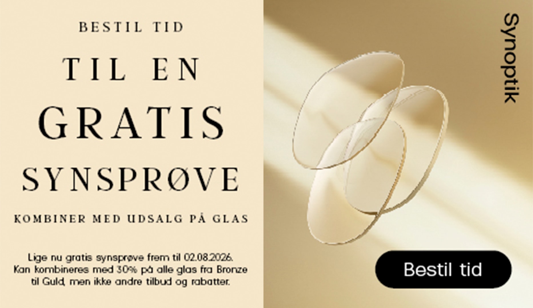 Gratis Synsprøve med Sundhedstjek