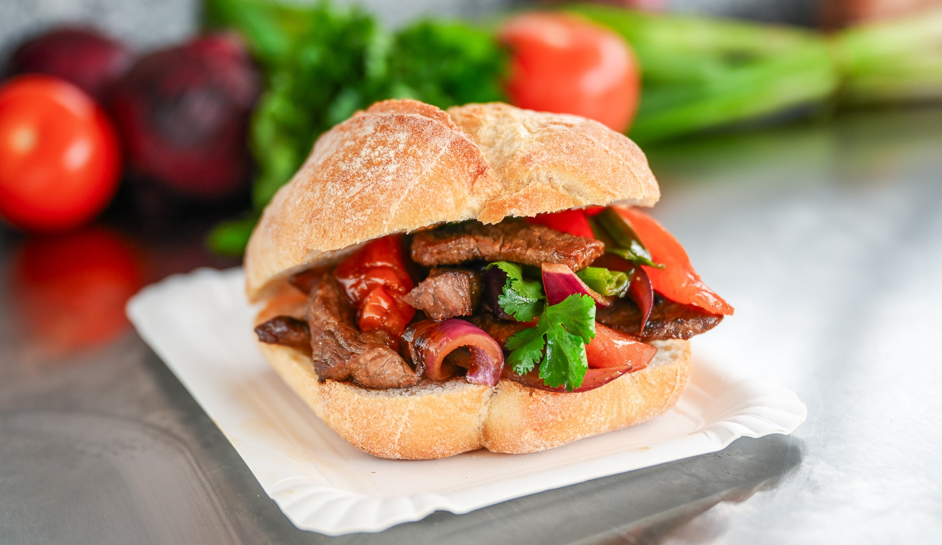 Valgfri Peruviansk Sandwich - Cholito