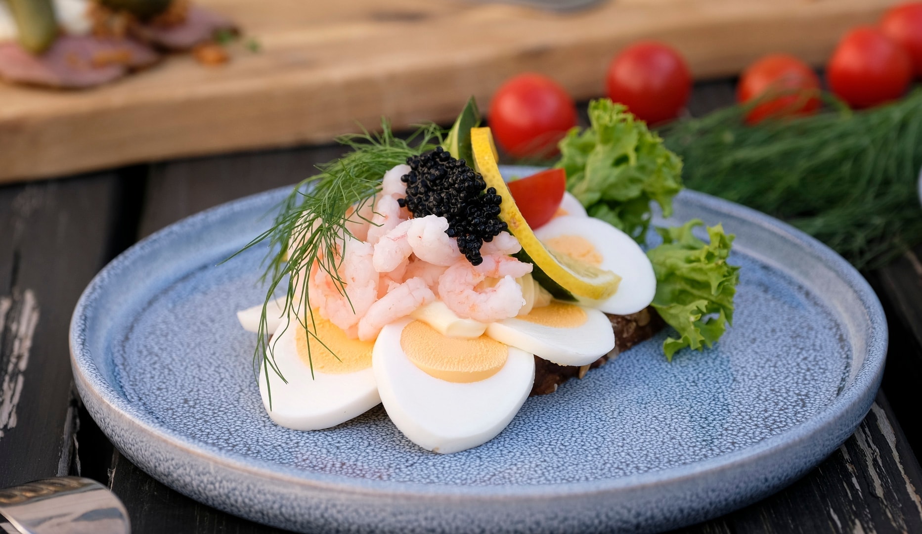 Højbelagte smørrebrød - skarp pris hos Kejserindens Gryder
