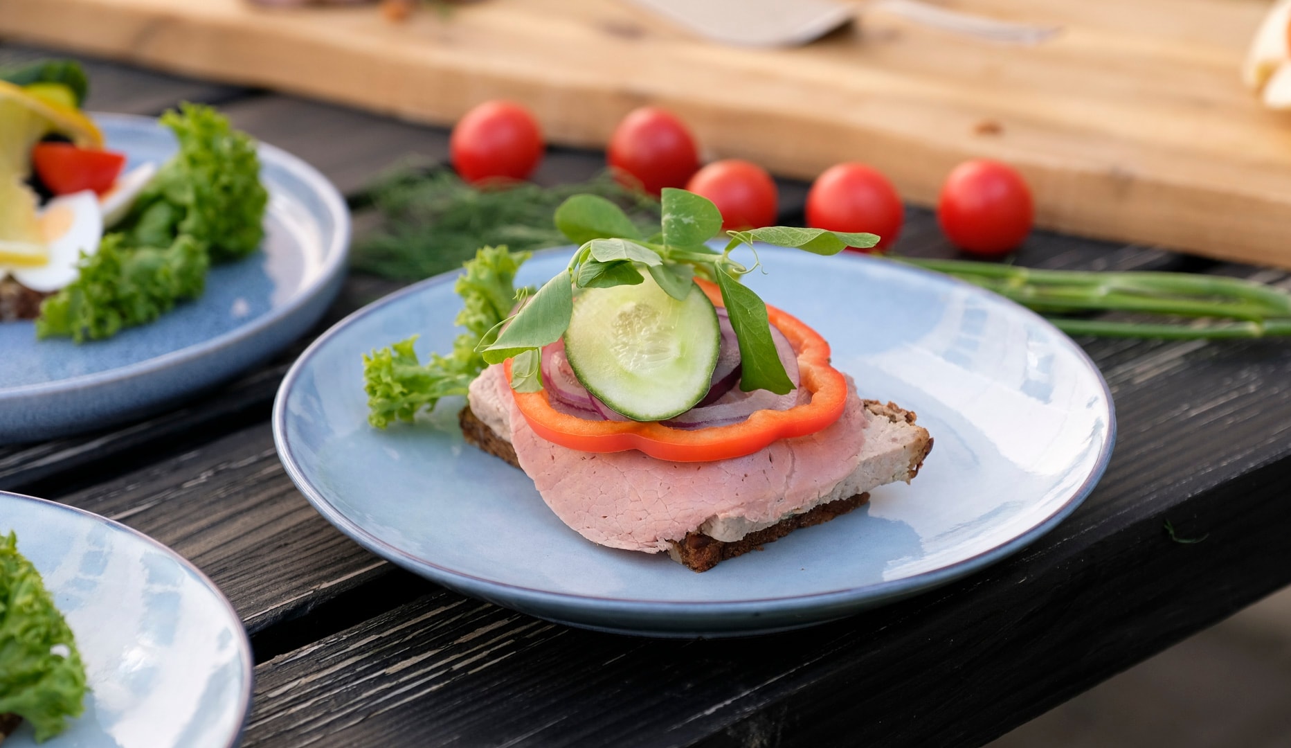Højbelagte smørrebrød - skarp pris hos Kejserindens Gryder
