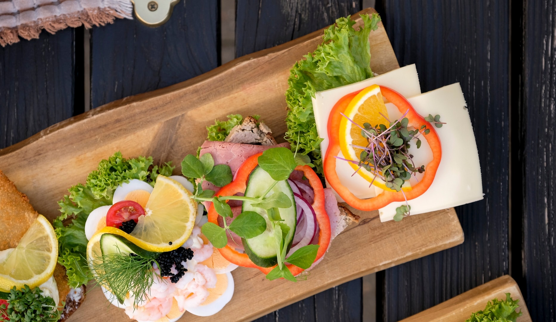 Højbelagte smørrebrød - skarp pris hos Kejserindens Gryder