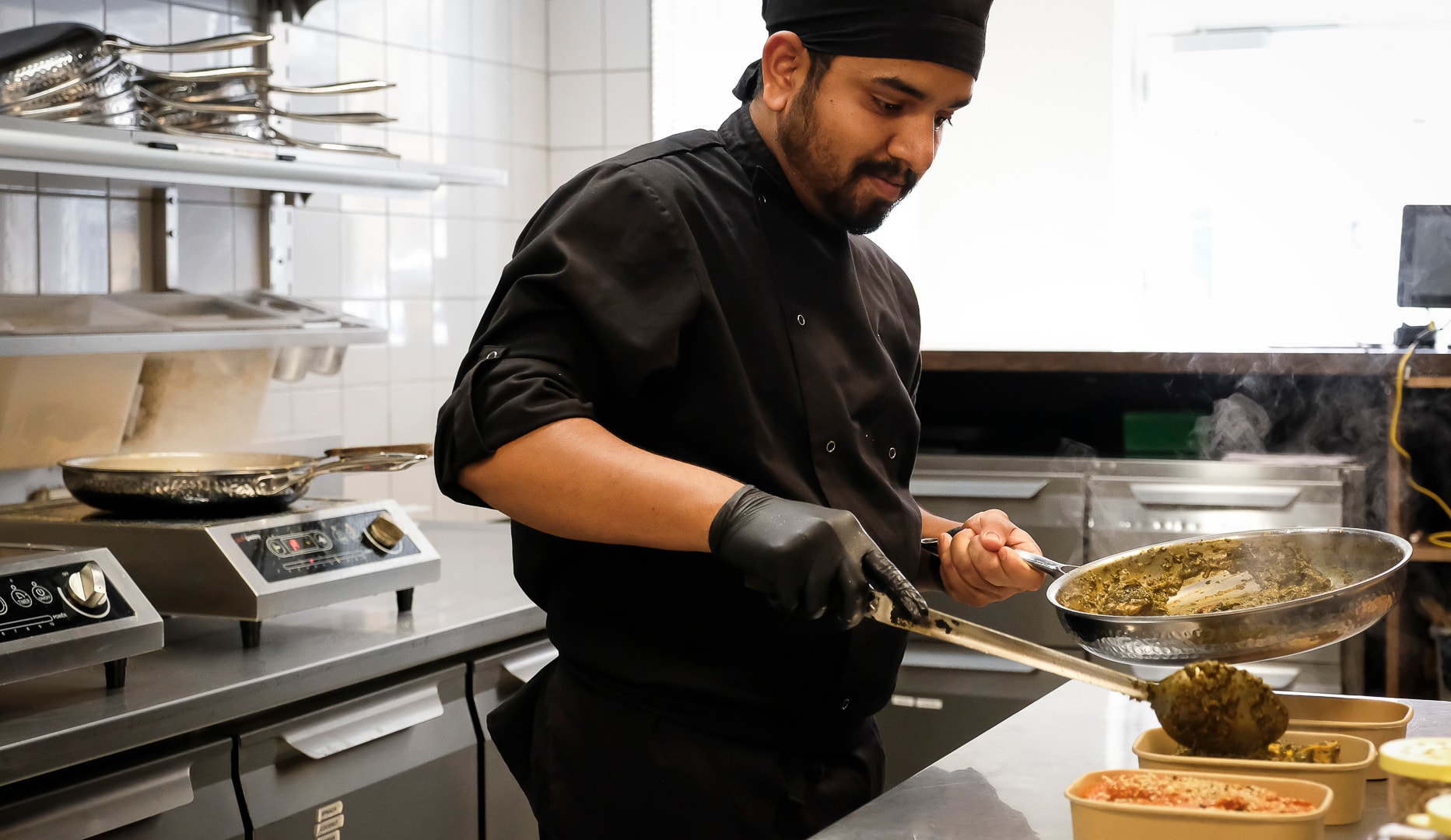 Valgfri Hovedret m. Ris hos Bindia