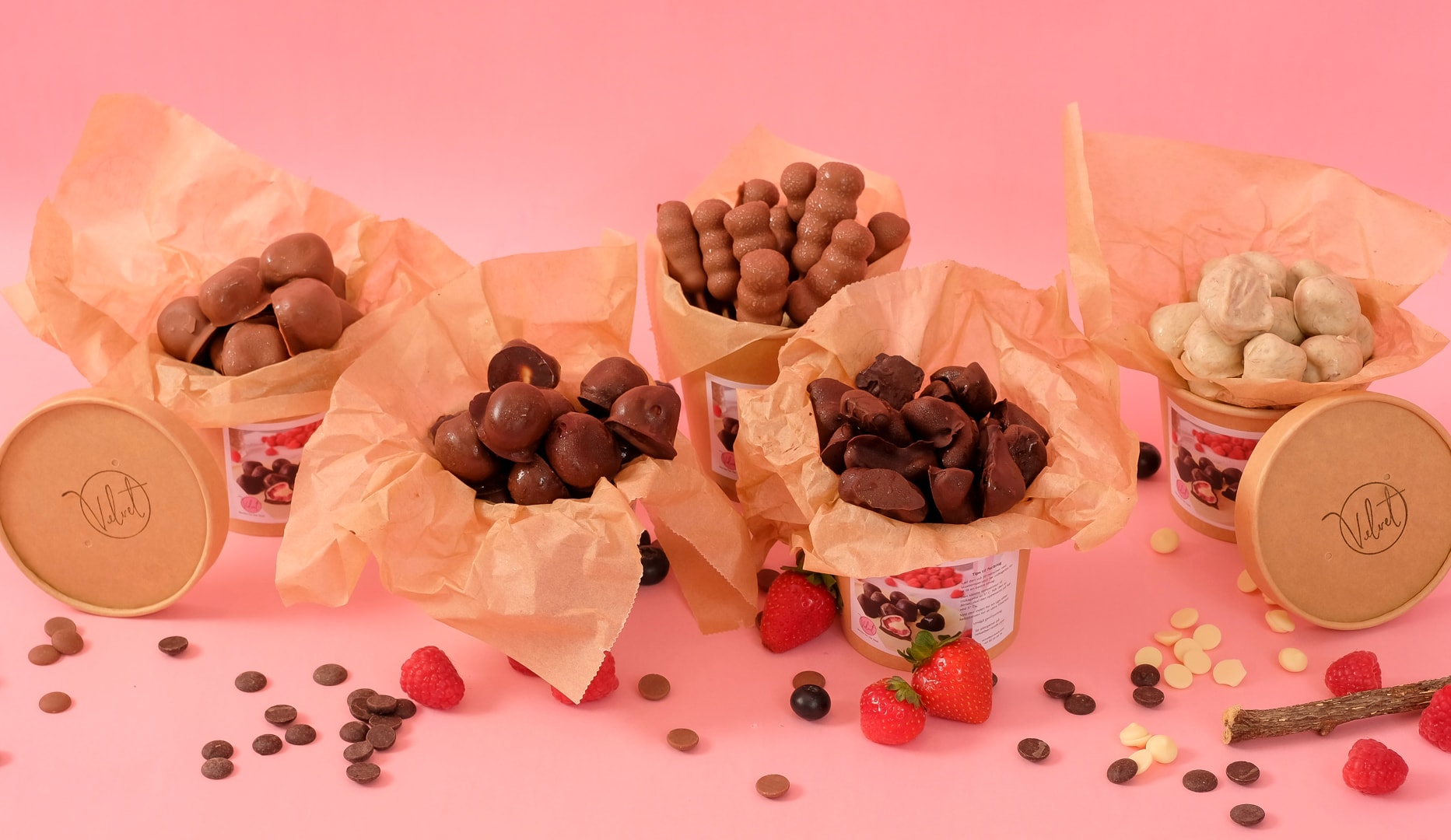 NYHED: Håndlavede chokoladebær fra Velvet Berries