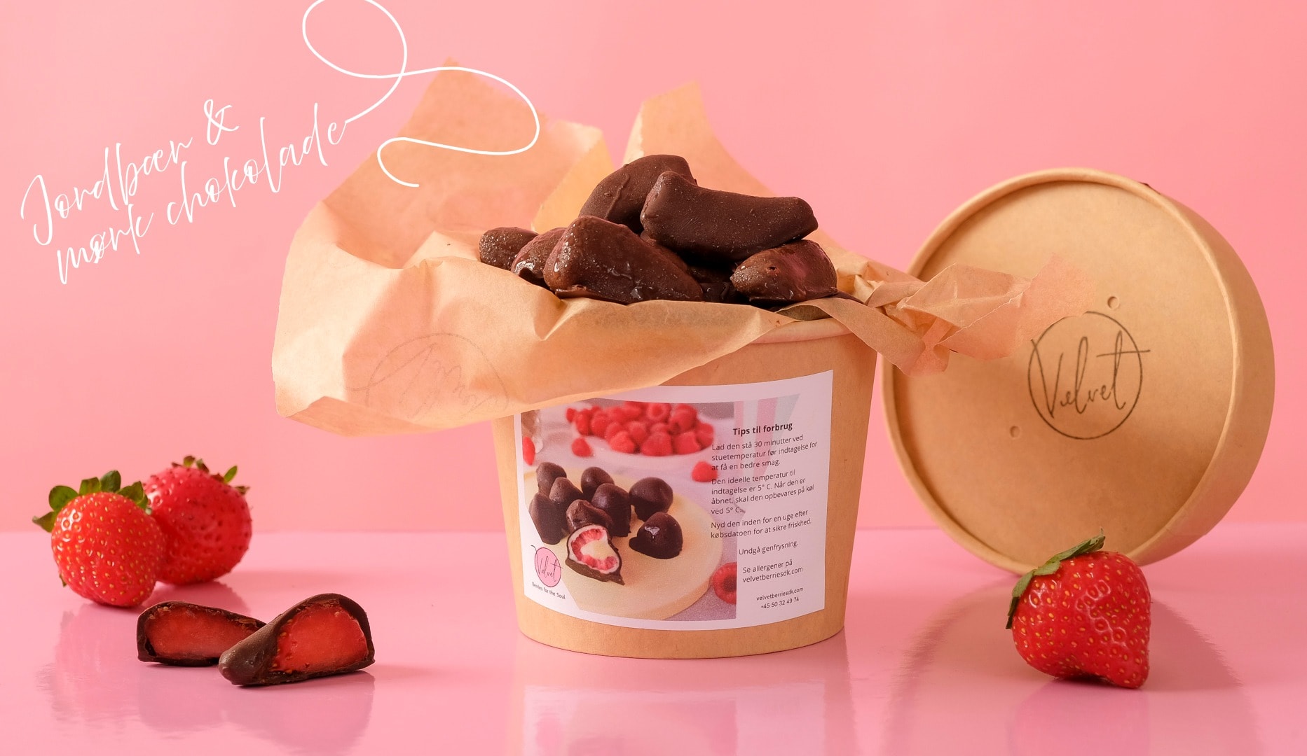 NYHED: Håndlavede chokoladebær fra Velvet Berries