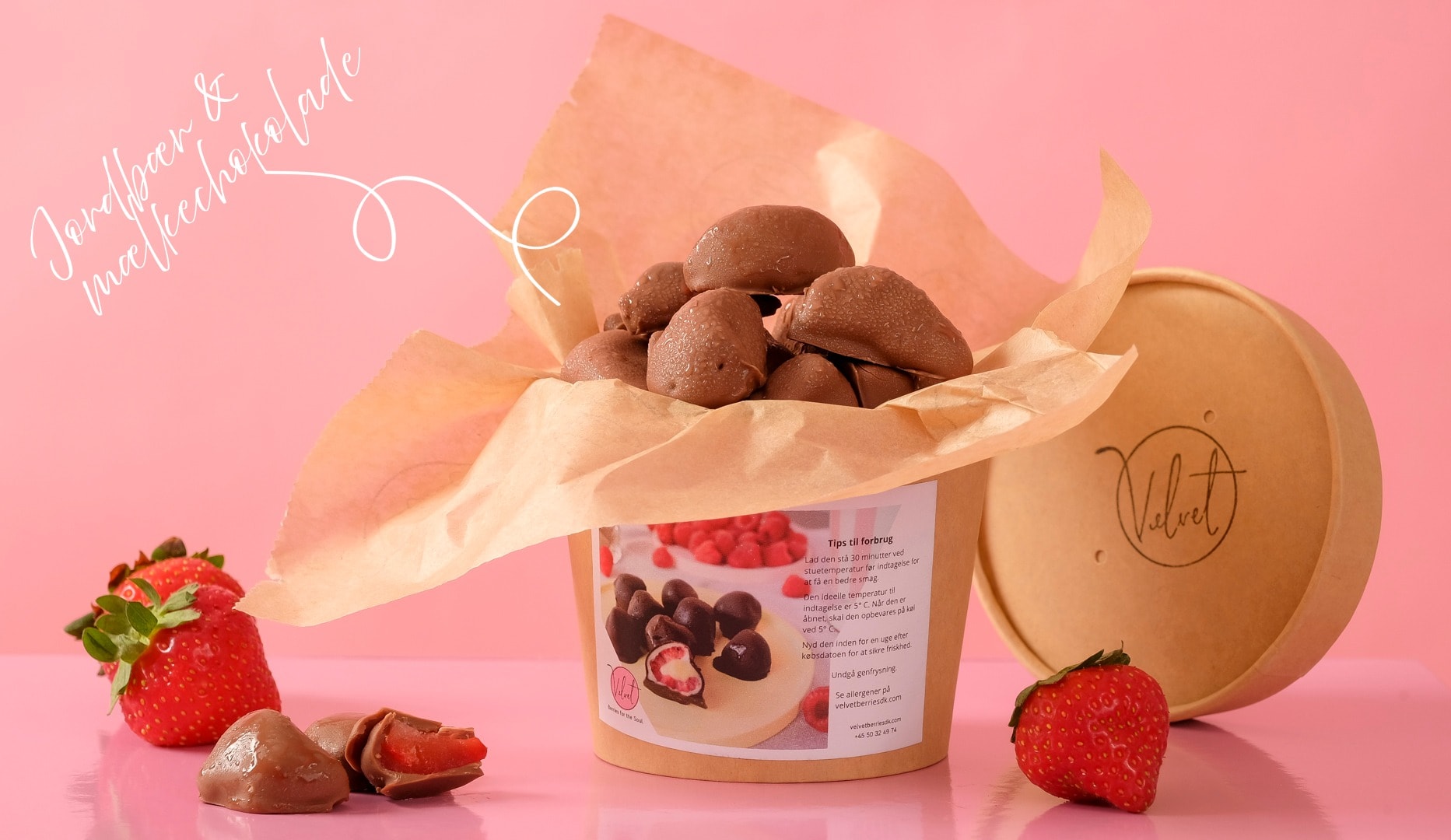 NYHED: Håndlavede chokoladebær fra Velvet Berries