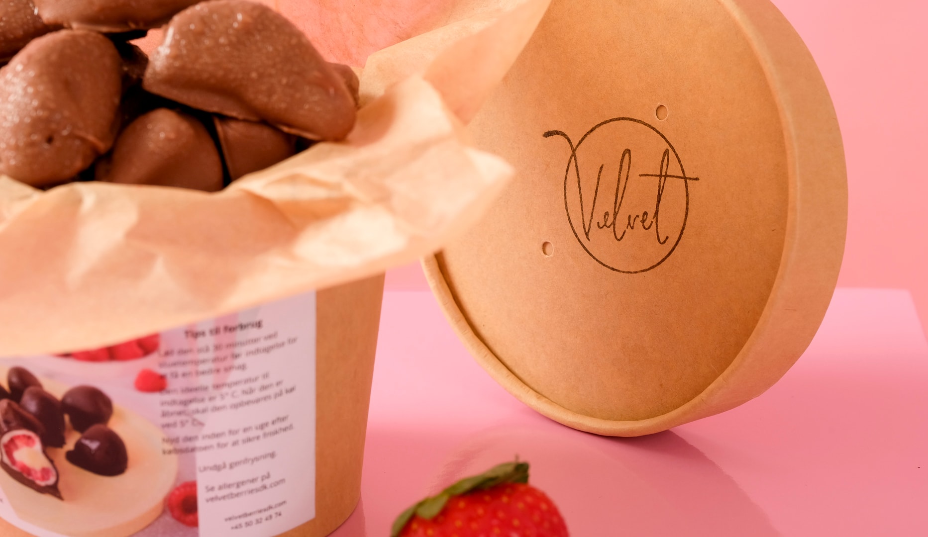 NYHED: Håndlavede chokoladebær fra Velvet Berries