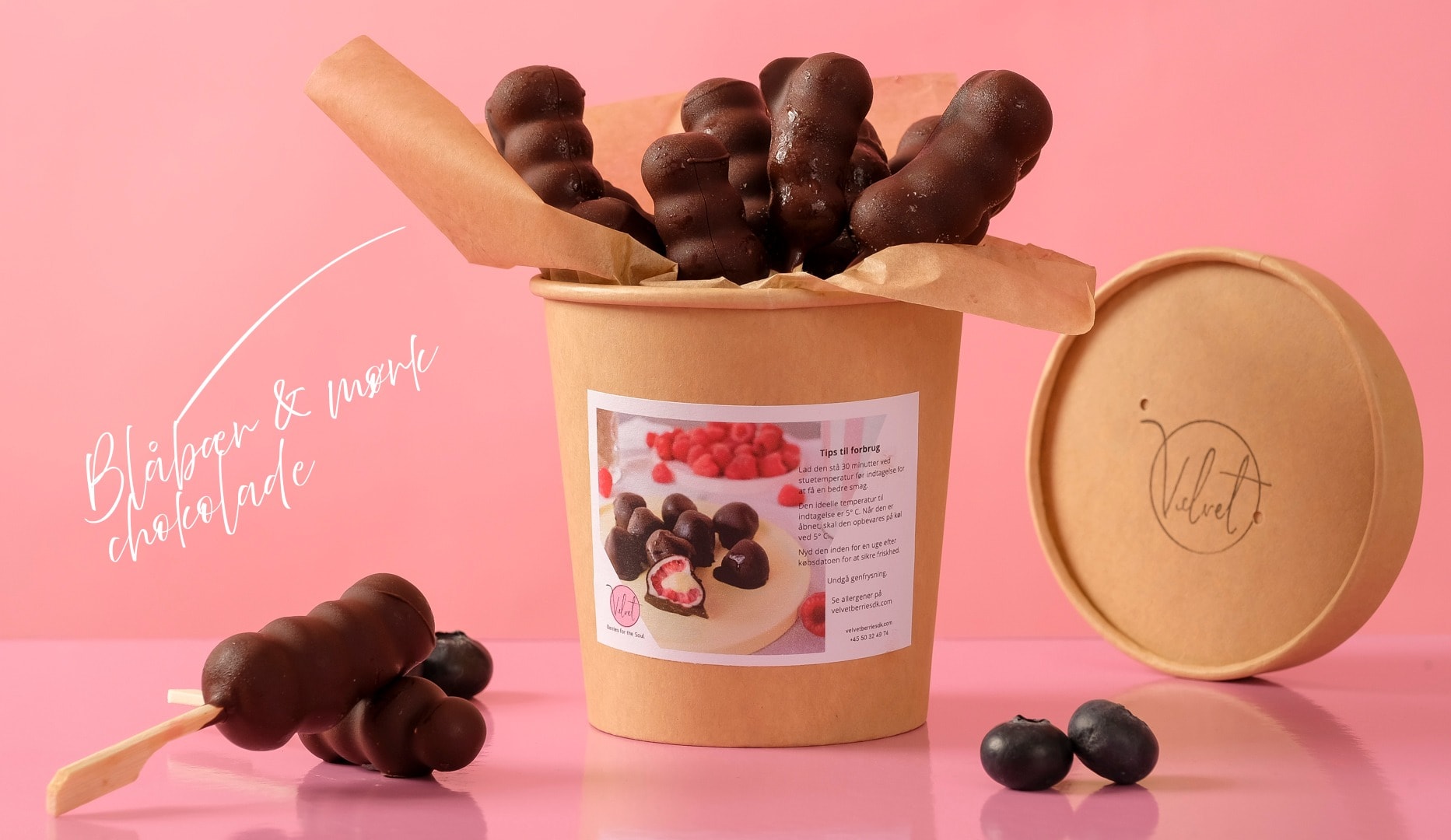 NYHED: Håndlavede chokoladebær fra Velvet Berries