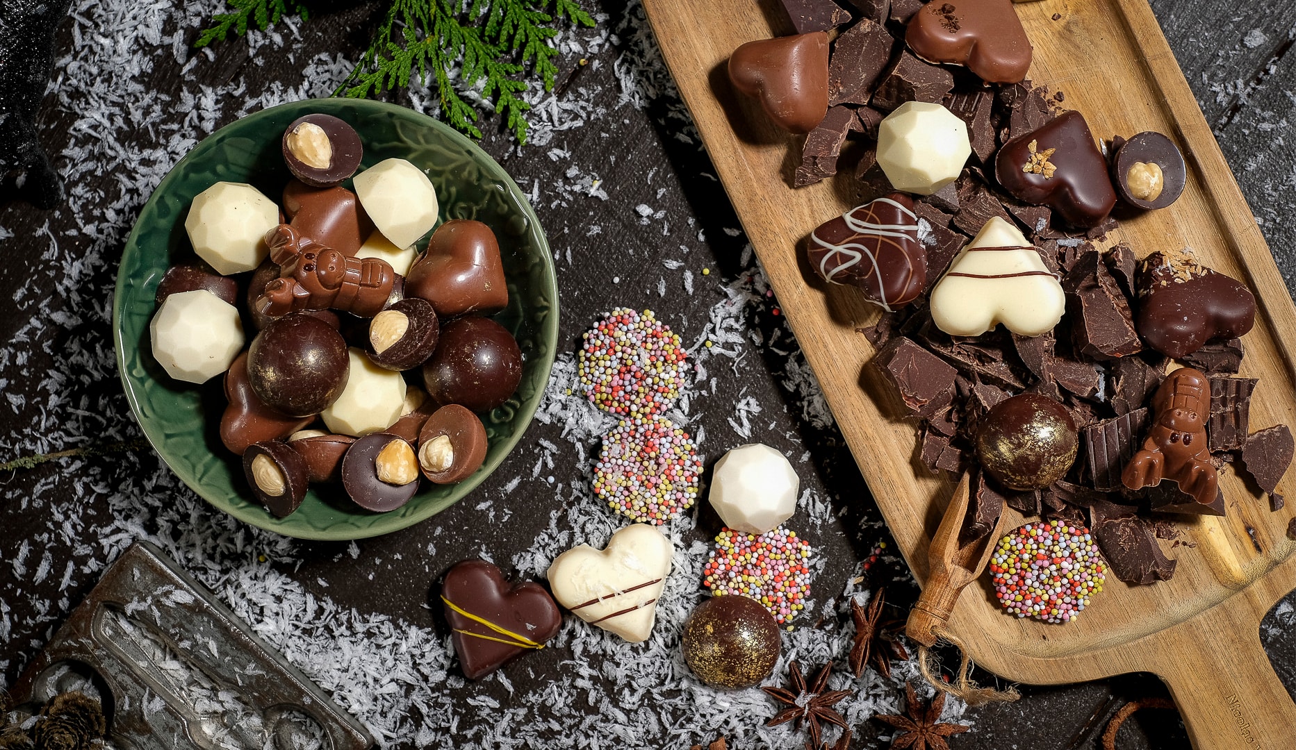 Julens chokoladefavoritter fra Frederiksberg Chokolade