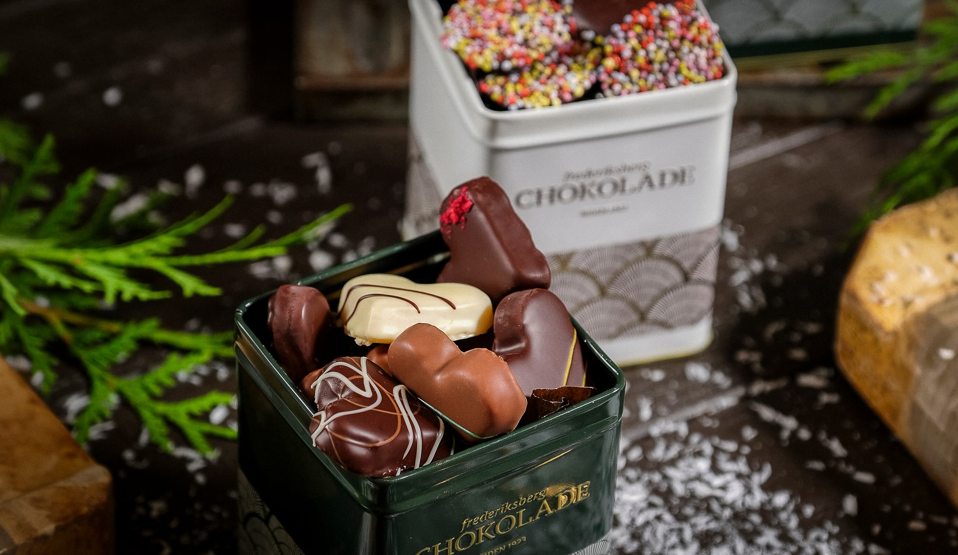 Julens chokoladefavoritter fra Frederiksberg Chokolade