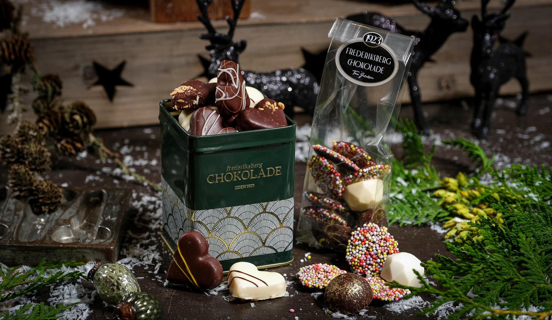 Julens chokoladefavoritter fra Frederiksberg Chokolade