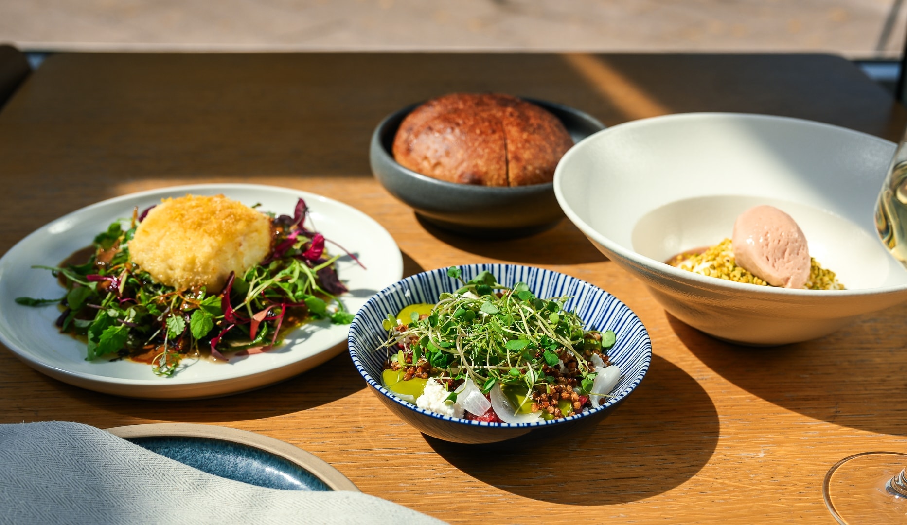 4-Retters Frokostmenu på Gemini