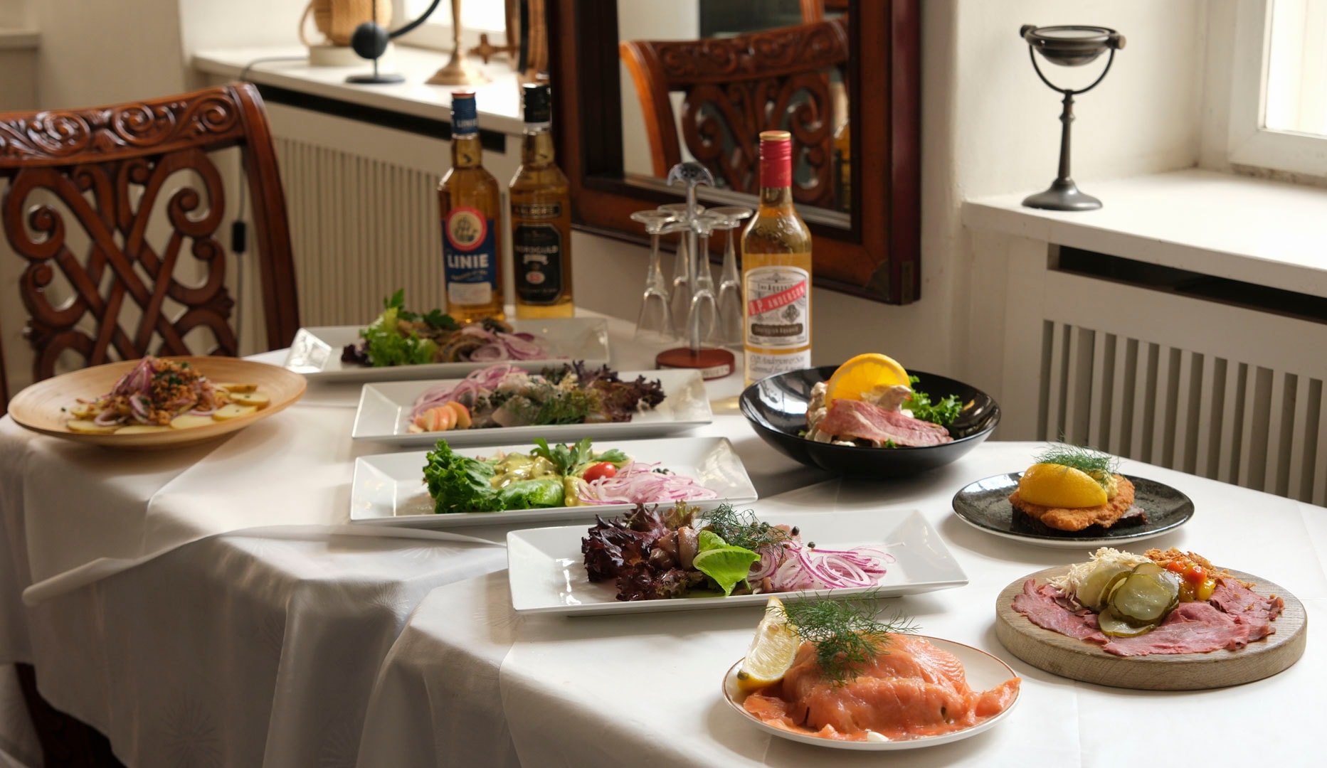 2 x smørrebrød - Fyrtøjet i Nyhavn