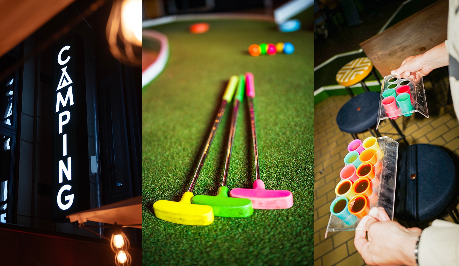 NYHED: Minigolf + 2 valgfrie drikkevarer hos Camping Aaen 