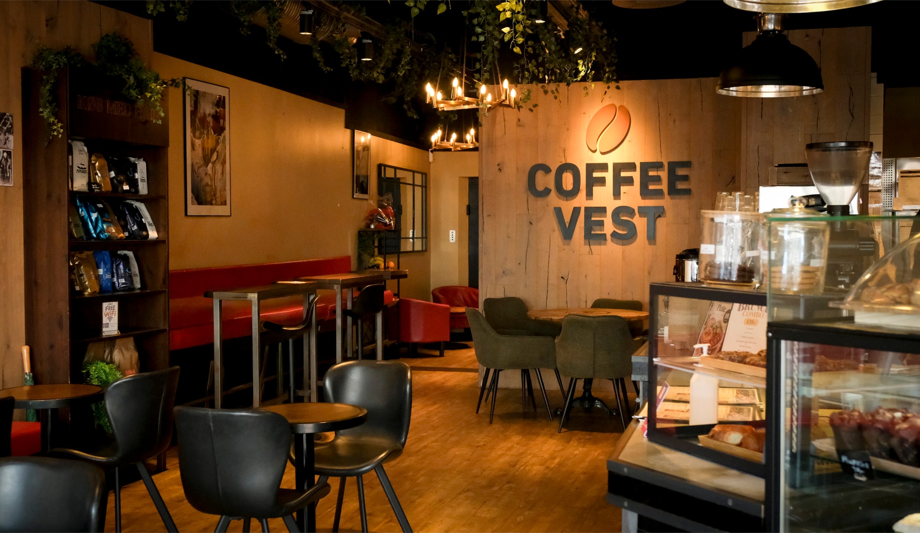 Frit valg på menuen hos Coffee Vest