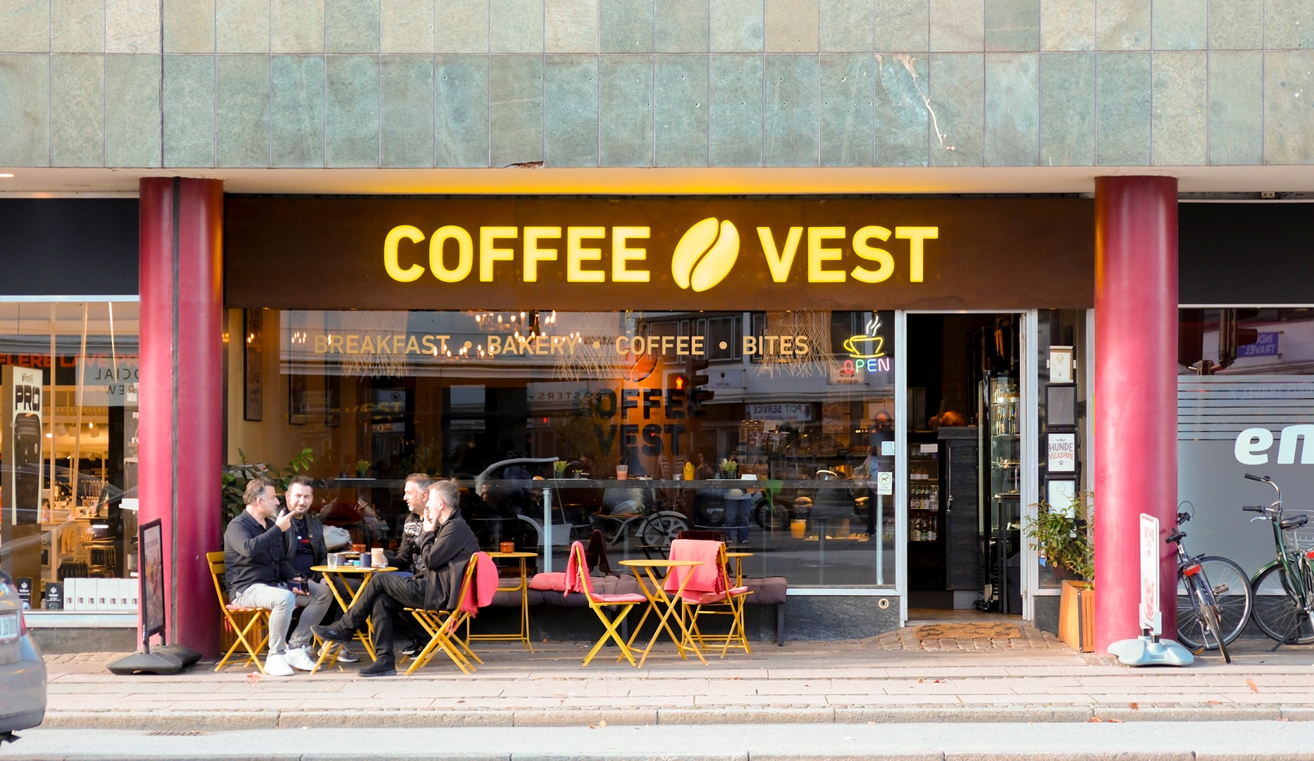 Frit valg på menuen hos Coffee Vest