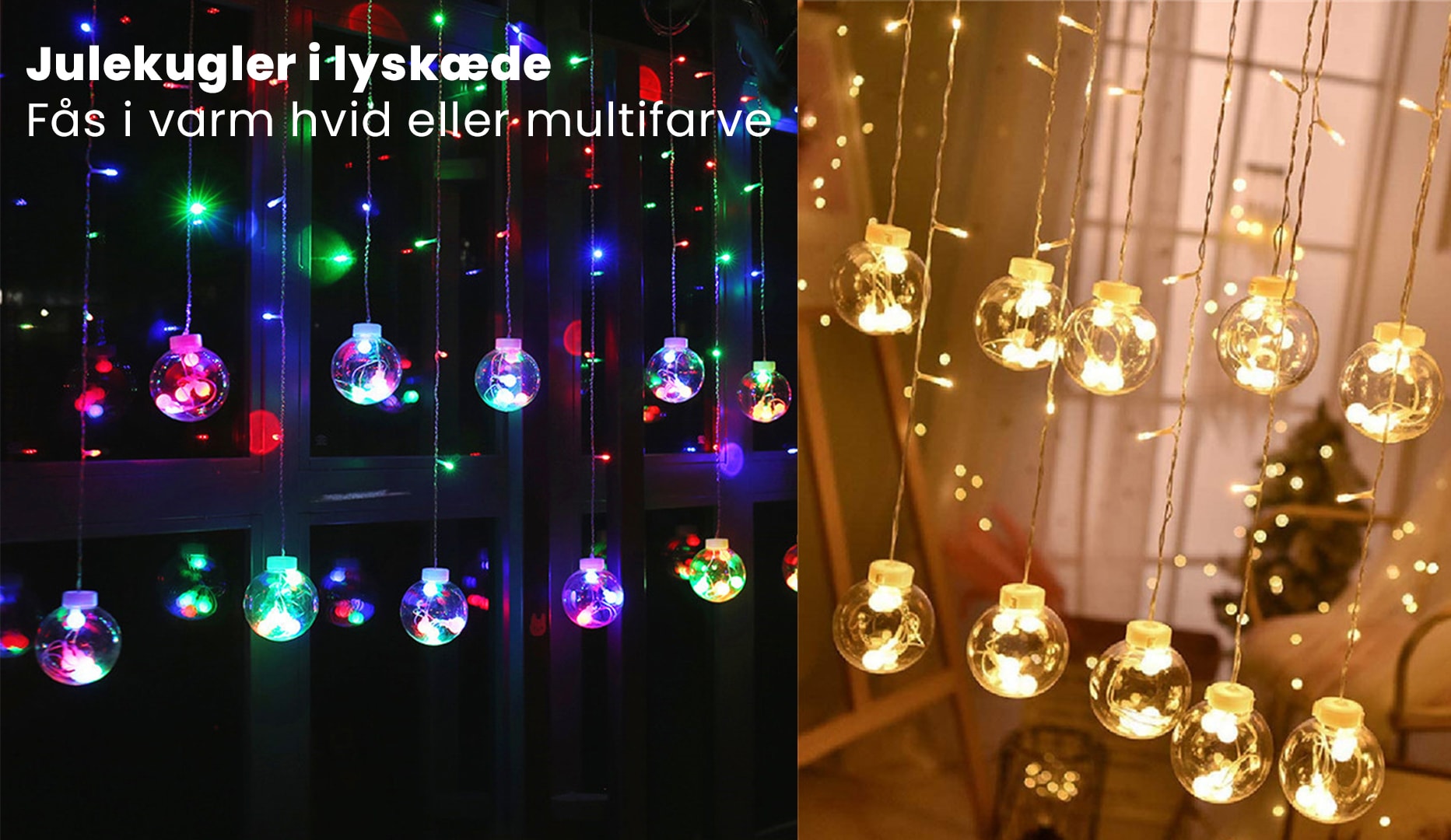 Julelys i kæder - SPAR STORT!