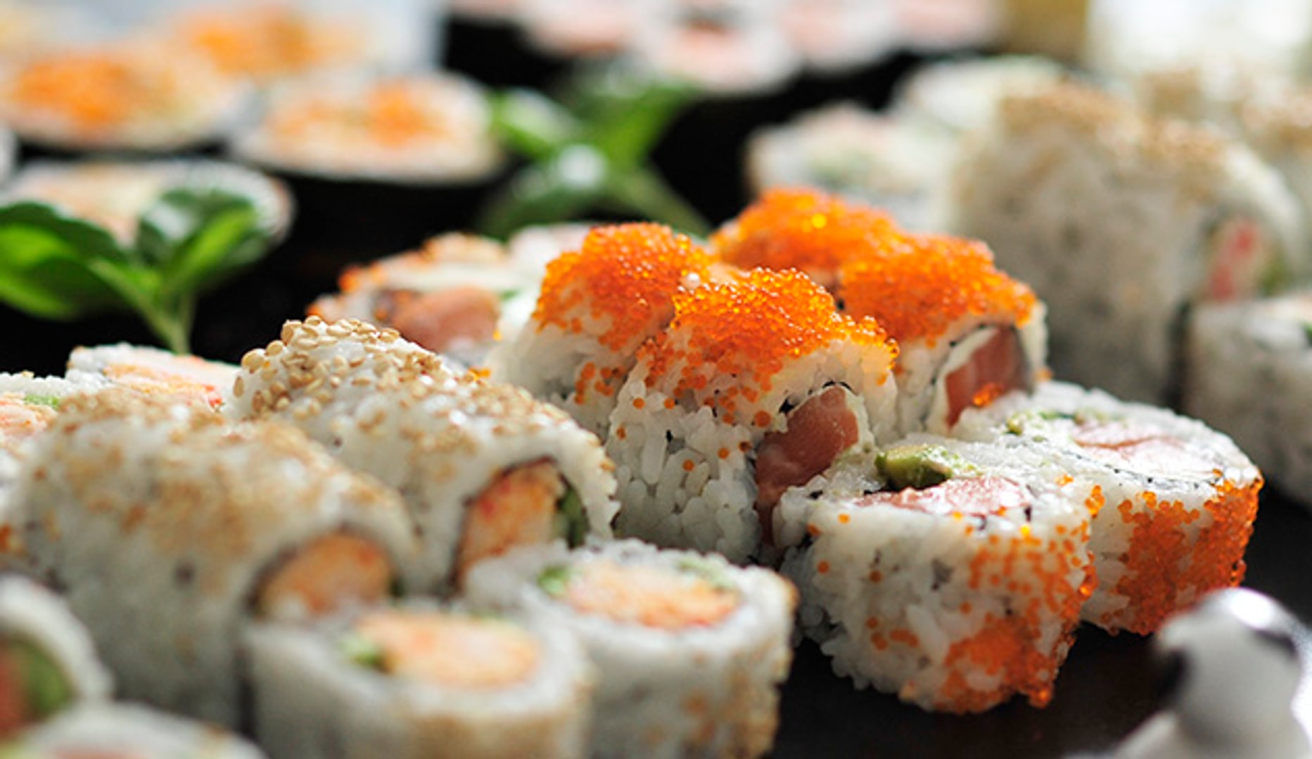 Storslået sushi-menu m. 62 stykker fra Sushi One