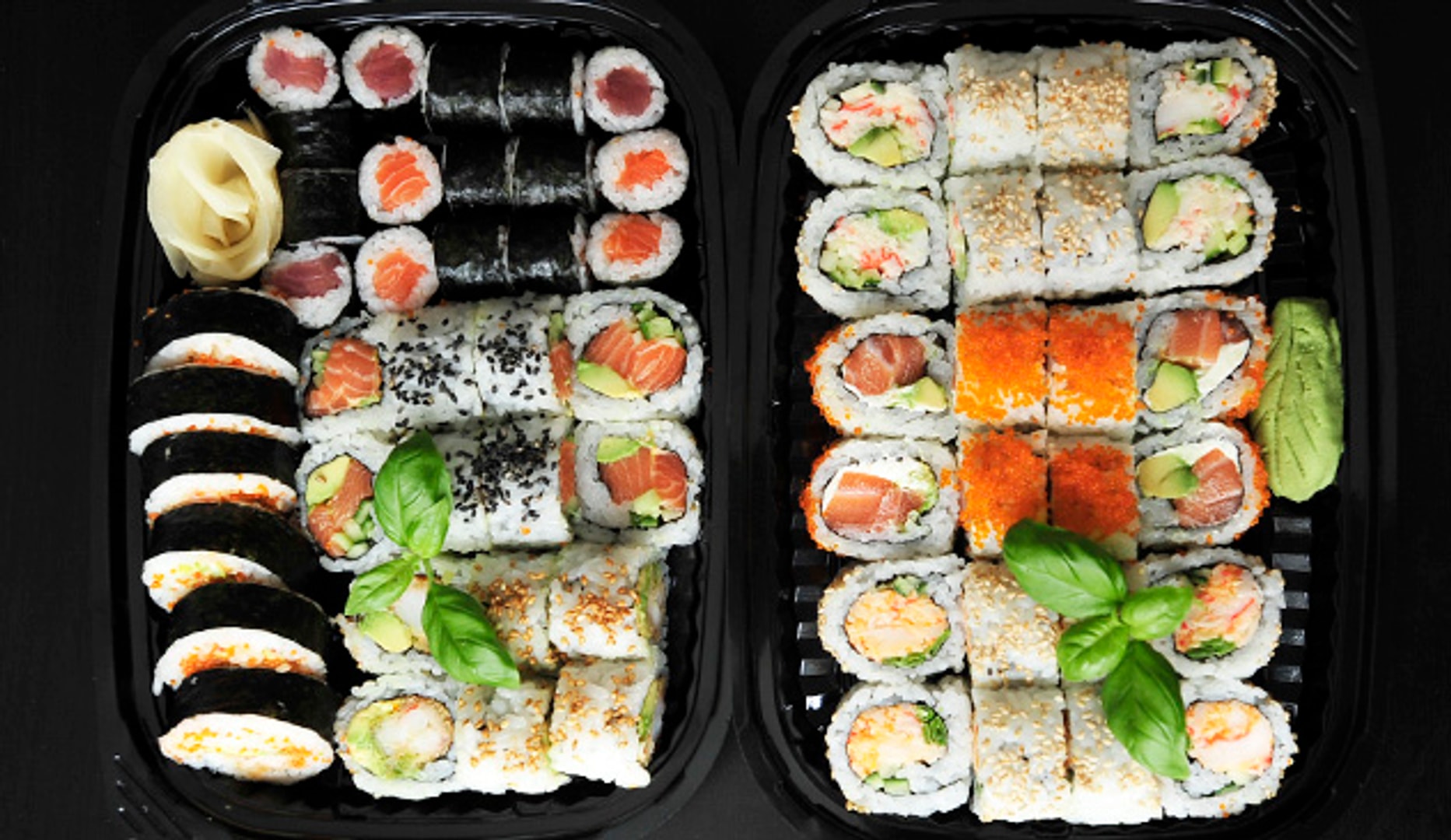 Storslået sushi-menu m. 62 stykker fra Sushi One
