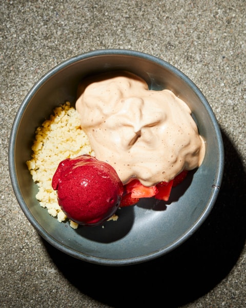 4-retters menu hos Michelin-anbefalede Meille