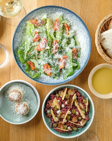 6 italienske retter hos OTTETTO