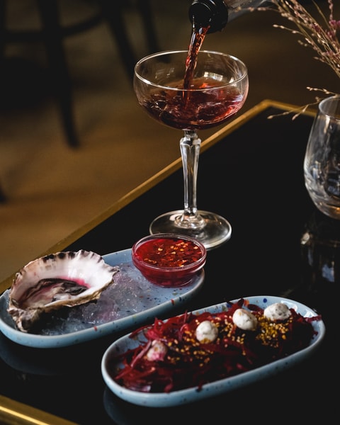 Fine-dining fiske- og skaldyrsmenu hos Lorraine | 4 serveringer