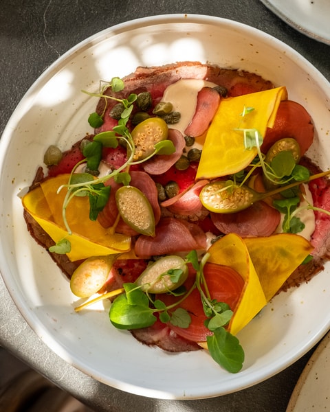 4-retters frokost på Strandmøllekroen i Klampenborg