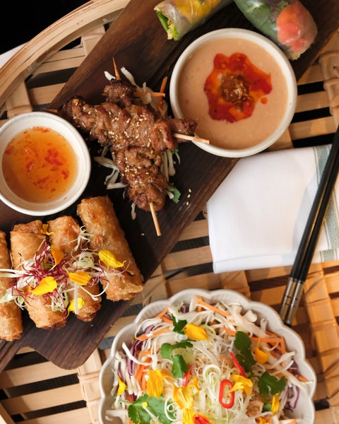 "The Vietnamese Tapas menu"  | Hos 4-stjernede The Vietnamese