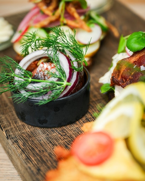 2 stk. Valgfri Smørrebrød hos Frederiksberg Rådhuskælder