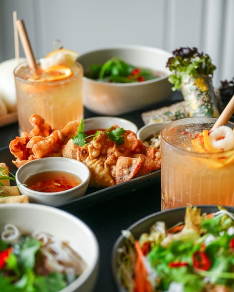 6-Retters på Sàigòner Bistro - Vietnamesisk Velsmag i Hyggelige Omgivelser