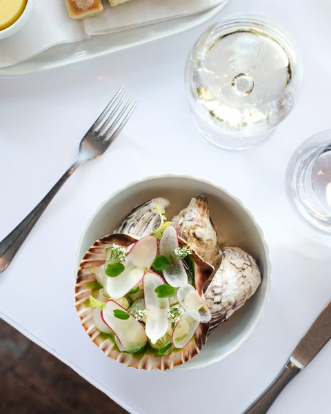 Aftenmenu på nyåbnede Restaurant NU & DA