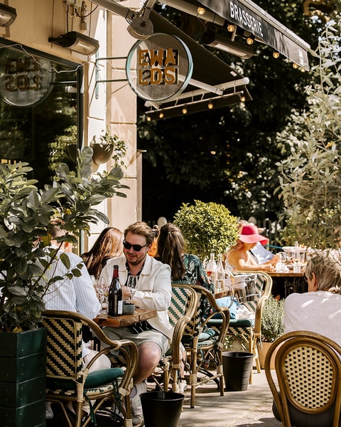 Moules Frites eller Tatar hos EWALDS Brasserie