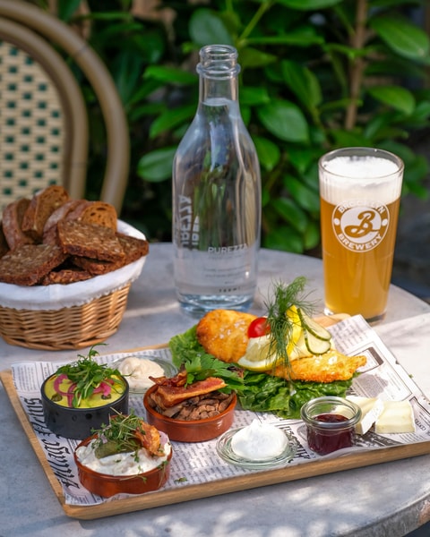 Frokostplatte hos Frederiksberg Rådhuskælder