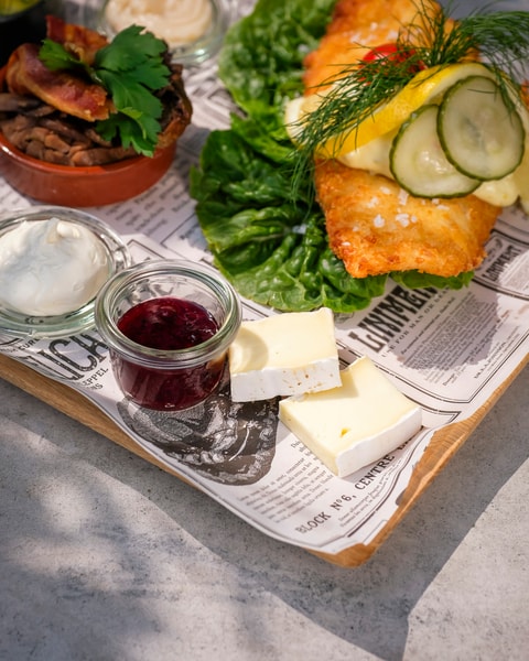 Frokostplatte hos Frederiksberg Rådhuskælder