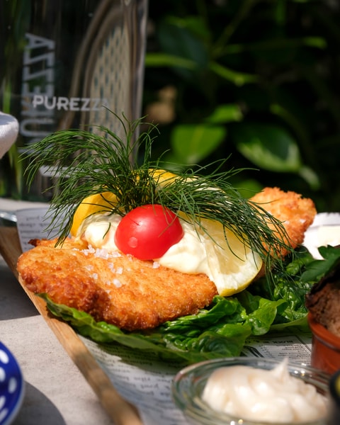 Frokostplatte hos Frederiksberg Rådhuskælder