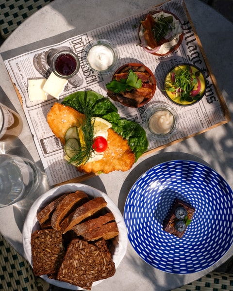 Frokostplatte hos Frederiksberg Rådhuskælder