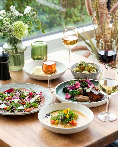 4-Retters Tasting Menu på Restaurant Charlottenlund Fort