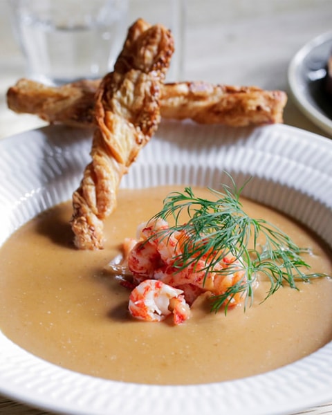 Udsøgt 3-retters menu på Gl. Humlebæk Kro