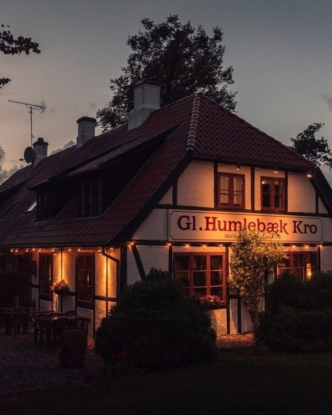 Udsøgt 3-retters menu på Gl. Humlebæk Kro