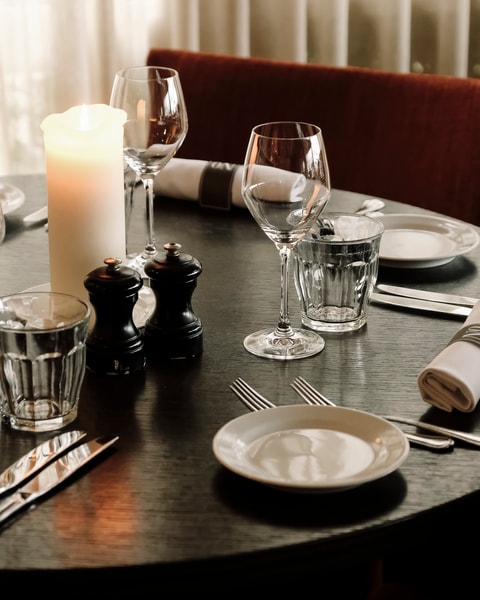 2-retters menu på No. 22 Bistro - Udsøgt gastronomi og udsigt over Rungsted Havn