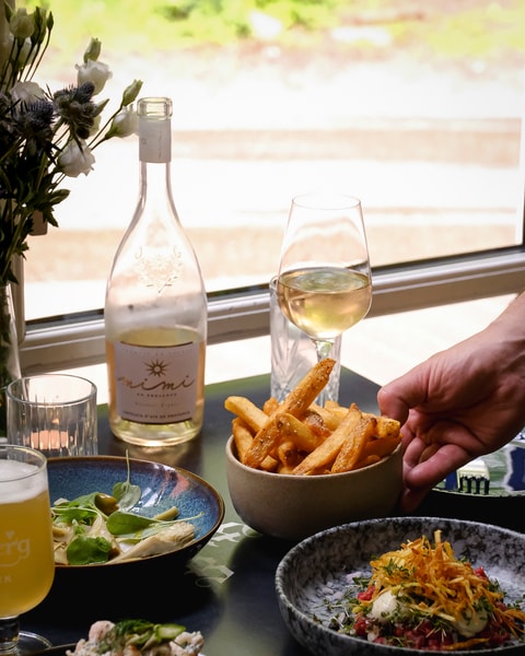 Sommerinspireret Sharing Menu på Bomhuset