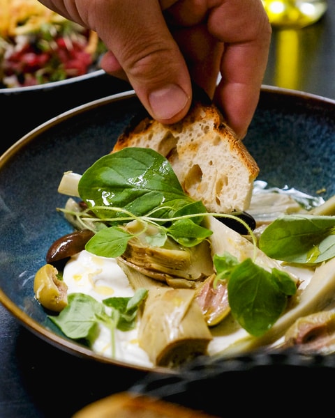Sommerinspireret Sharing Menu på Bomhuset
