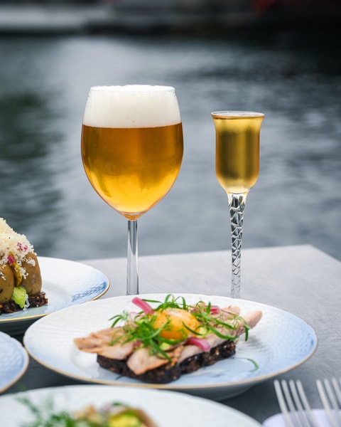 Valgfri 3-retters Frokostmenu på Restaurant NU & DA