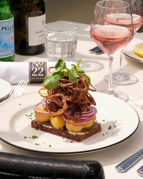 2 stk. Smørrebrød på No. 22 Bistro