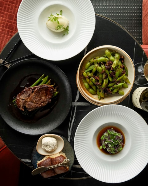 5-Retters frokostmenu - skarp & asiatisk inspireret på SUKAIBA