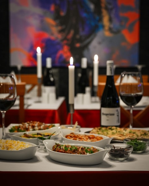 4-Retters hos Al-Diwan - Autentisk Indisk Fine Dining 
