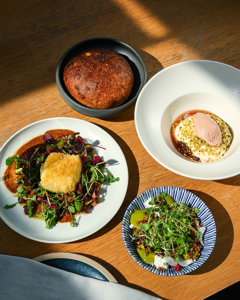 4-Retters Frokostmenu på Gemini