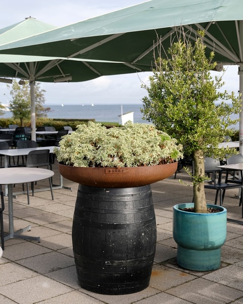 4-retters tastingmenu på Restaurant Charlottenlund Fort